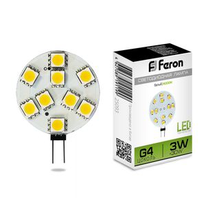 ����� ������������ Feron LB-16 G4 3W 4000K 25093