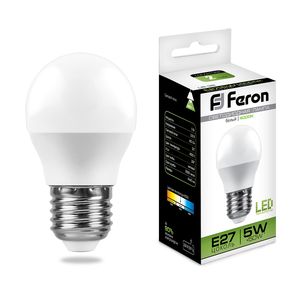 ����� ������������ Feron LB-38 ����� E27 5W 4000K 25405