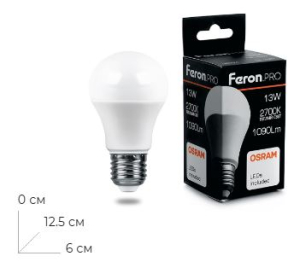 ����� ������������ Feron.PRO LB-1013 ��� E27 13W 175-265V 2700K 38032