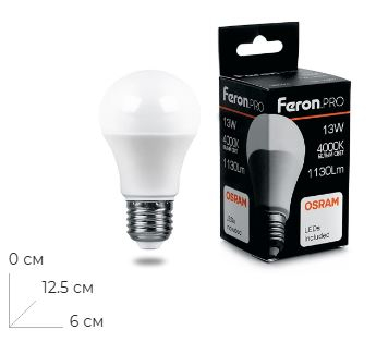����� ������������ Feron.PRO LB-1013 ��� E27 13W 175-265V 4000K 38033
