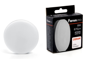 ����� ������������ Feron LB-1508 GX53 8W 175-265V 4000K OSRAM LED 38203