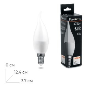 ����� ������������ Feron.PRO LB-1306 ����� E14 6W 175-265V 4000K 38048