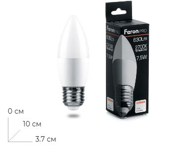 ����� ������������ Feron.PRO LB-1307 ����� E27 7.5W 175-265V 2700K 38056