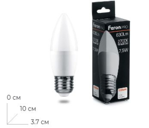 ����� ������������ Feron.PRO LB-1307 ����� E27 7.5W 175-265V 2700K 38056