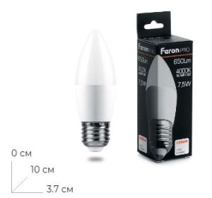 ����� ������������ Feron.PRO LB-1307 ����� E27 7.5W 175-265V 4000K 38057
