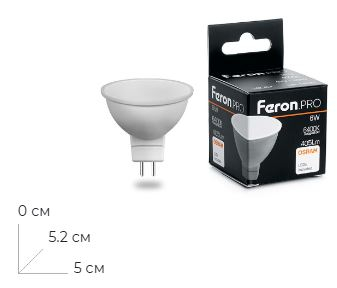 ����� ������������ Feron.PRO LB-1606 MR16 G5.3 6W 175-265V 6400K 38085